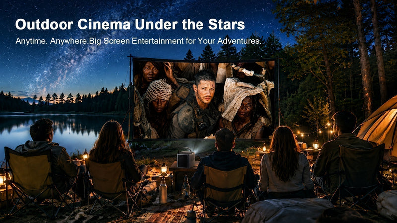 The Only Portable Projector Screen You Need for Summer Road Trips