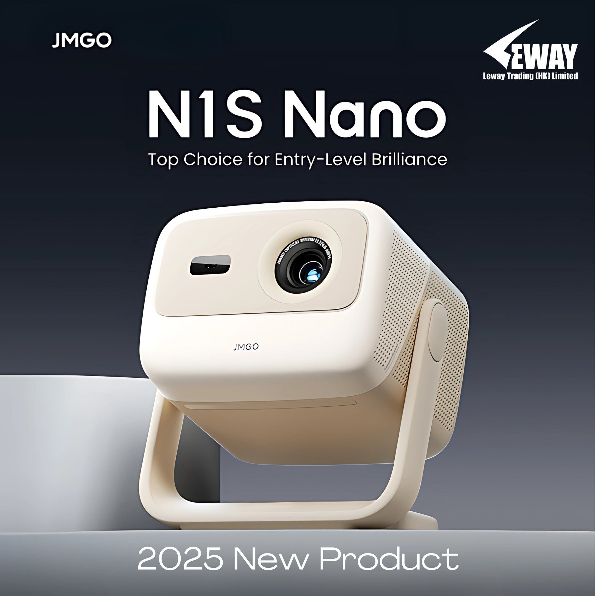 JMGO N1S Nano Long throw LED Google TV Projector 460 ISO Lumens