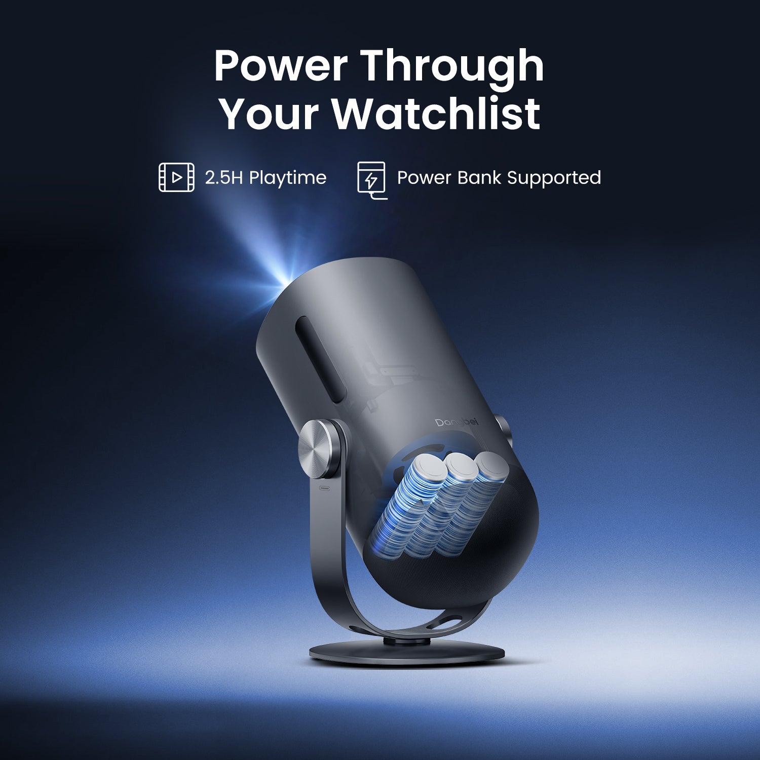 Dangbei Freedo Portable 1080P Google TV Projector With Licensed Netflix (AU/UK)