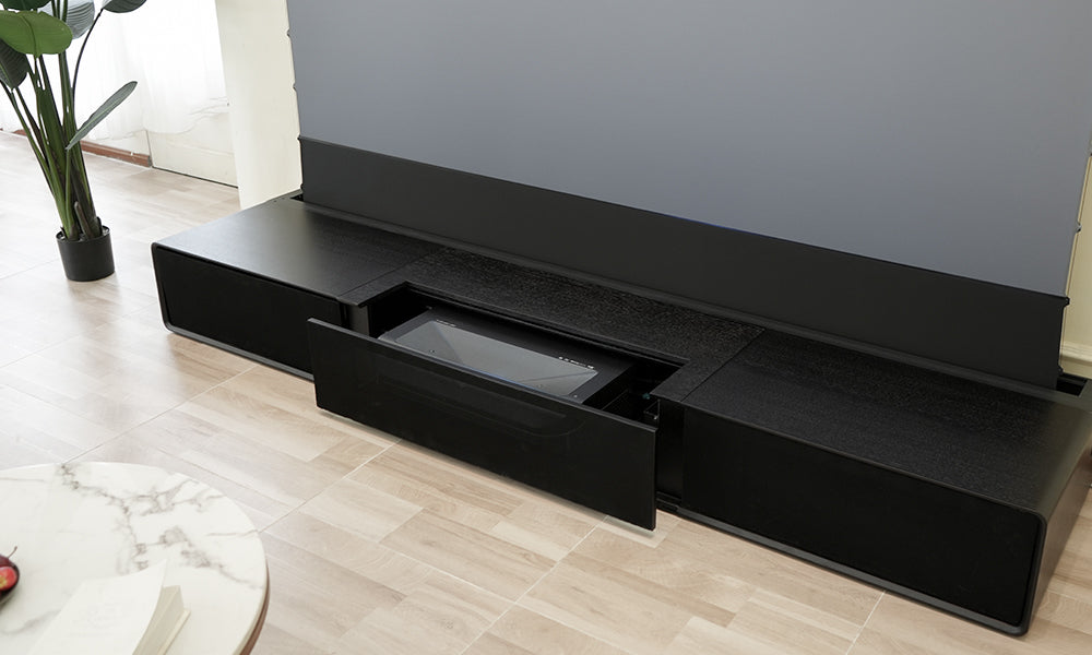 Shore Laser TV Cabinet + UST Projector Bundle(Pre-Assembled)
