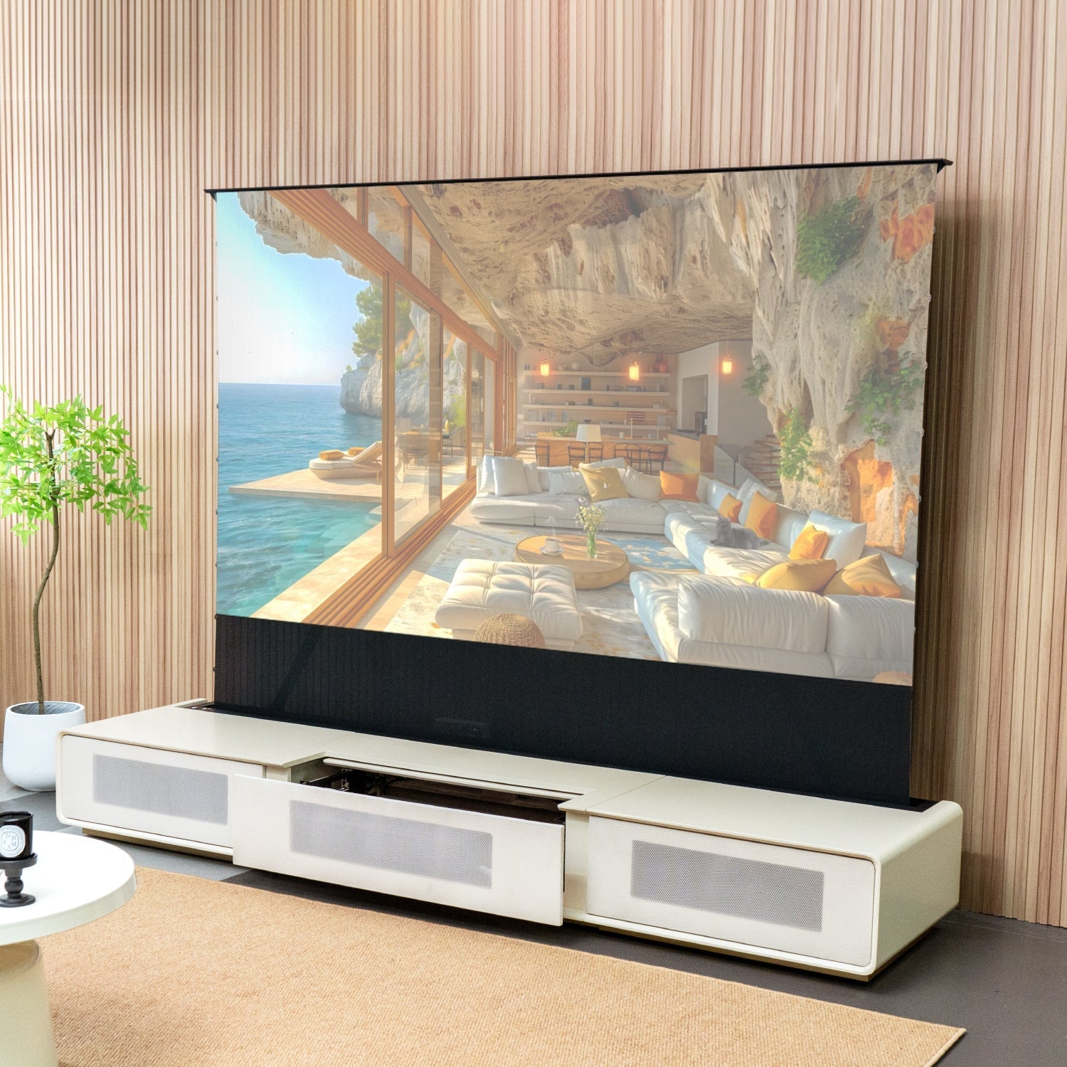 Shore Ultra Short Throw Laser Projector Matte Cabinet - Customize (Pre -Monbled)