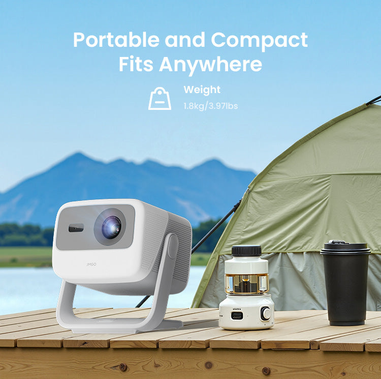 (Used - Like New) AU JMGO N1S SE Long Throw Triple-laser Google TV Projector 800 ISO Lumens