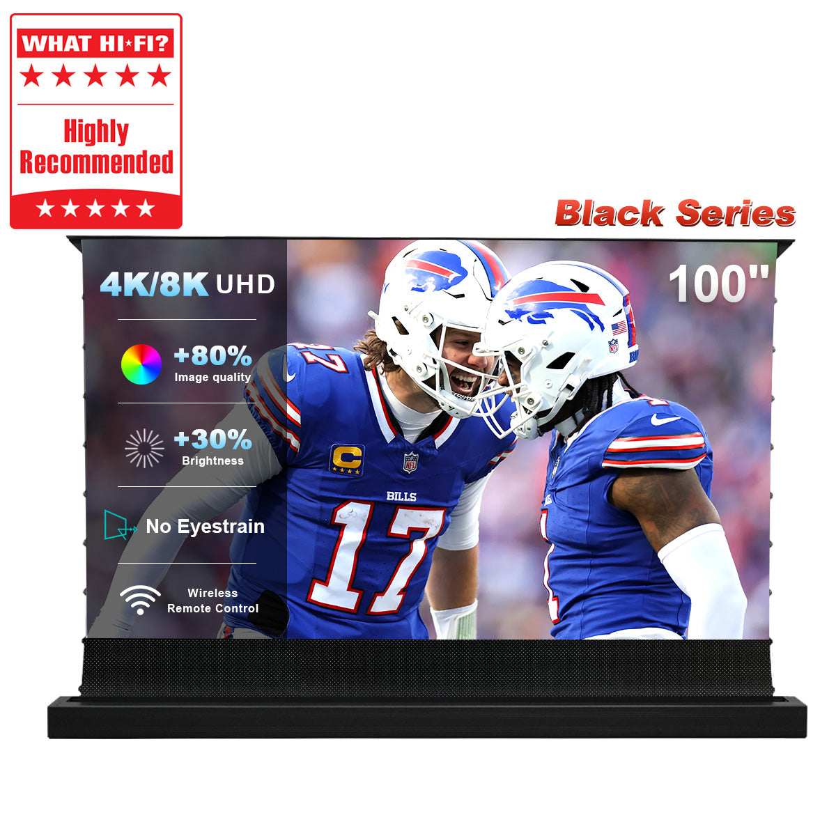 1'' NothingProjector Black Series ALR Motorized Floor Rising Screen For Ultra Short Throw Projector0