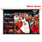 100 Inch NothingProjector Black Series Slimline Motorized Drop Down Screen 180 Degree Wide Viewing Angle for Home Cinema