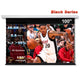 100 Inch NothingProjector Black Series Slimline Motorized Drop Down Screen 180 Degree Wide Viewing Angle for Home Cinema