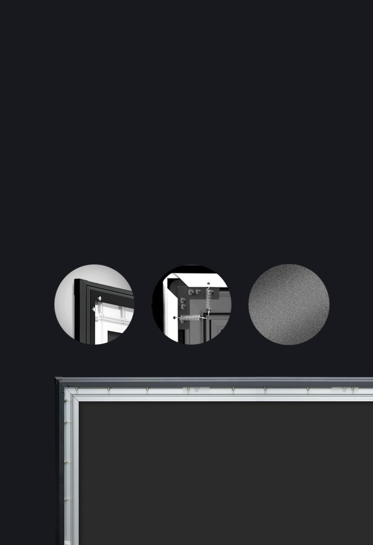 NothingProjector PET Crystal UST ALR Screen, Flat Durable Aluminum Frame, Easy Setup