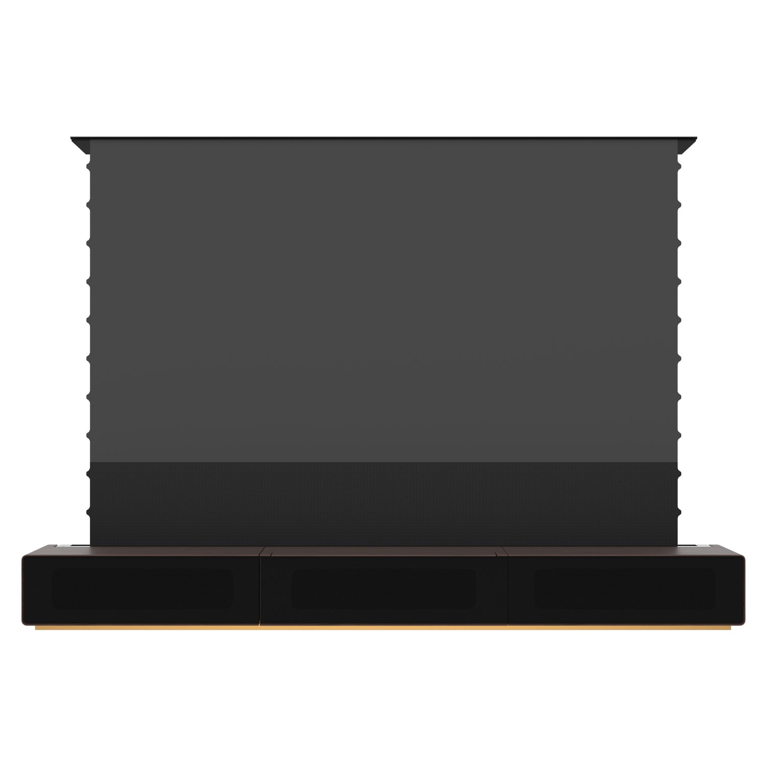 100-150 inch Motorized Laser TV Cabinet and floor rising screen integrated set