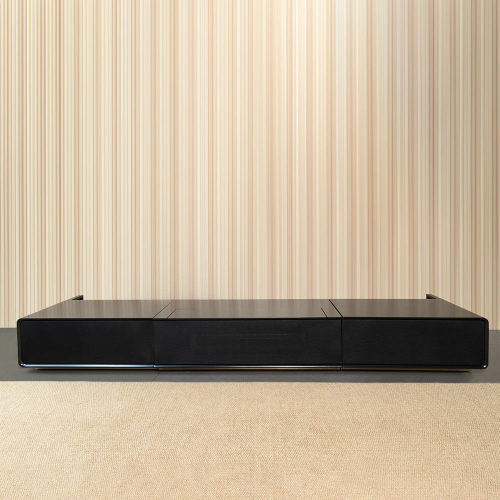 Modern matte back laser TV cabinet