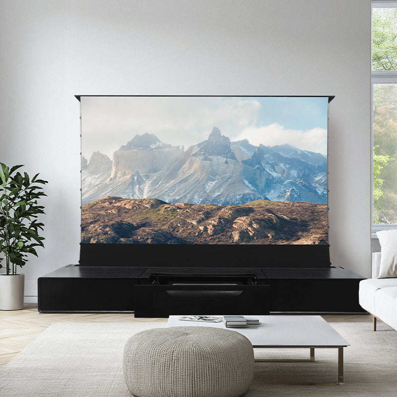 Shore Laser TV Cabinet + UST Projector Bundle(Pre-Assembled)