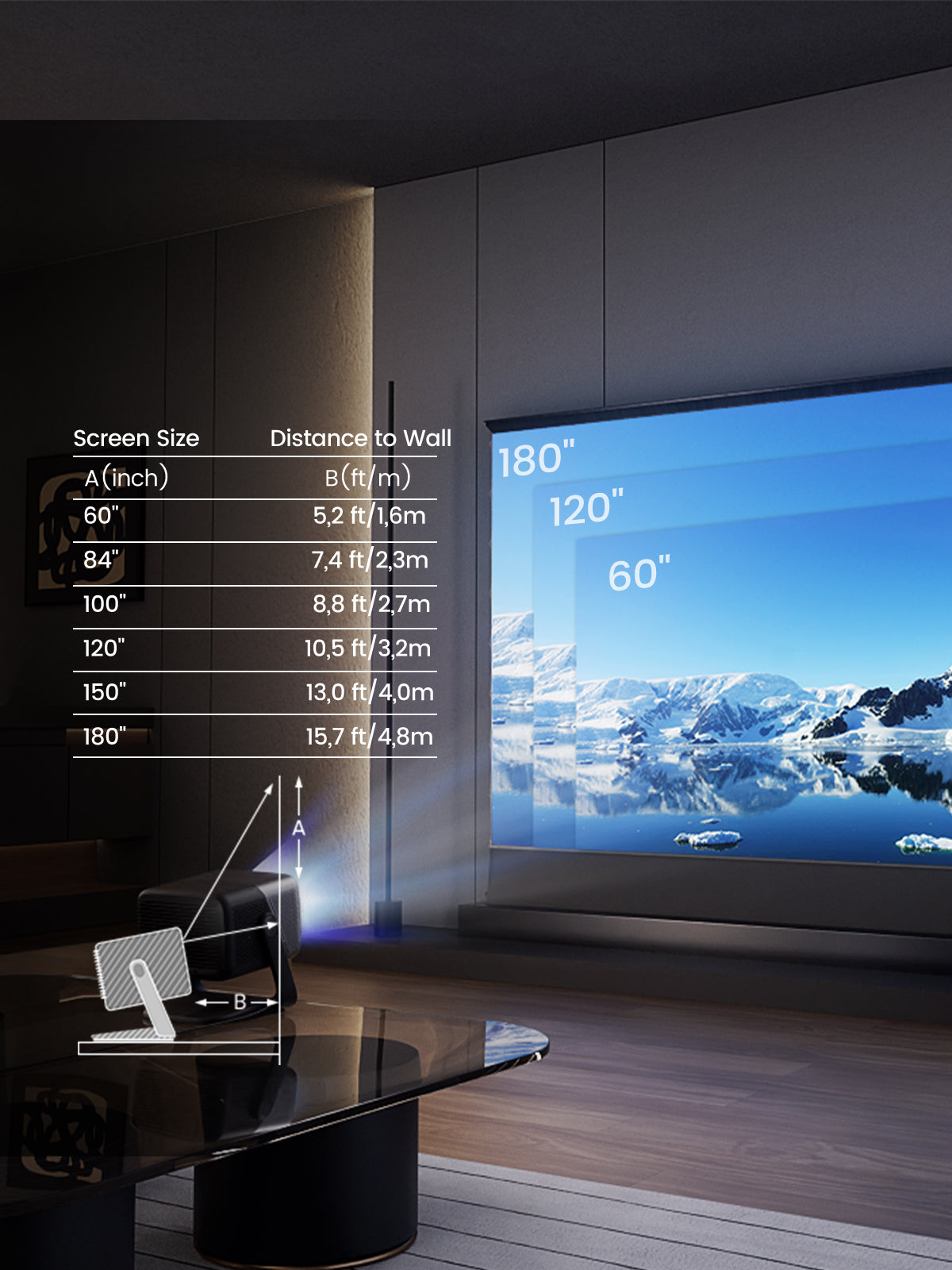 JMGO N1S Ultimate creates breathtaking big-screen cinema experiences with 3300-lumen 4K brilliance.