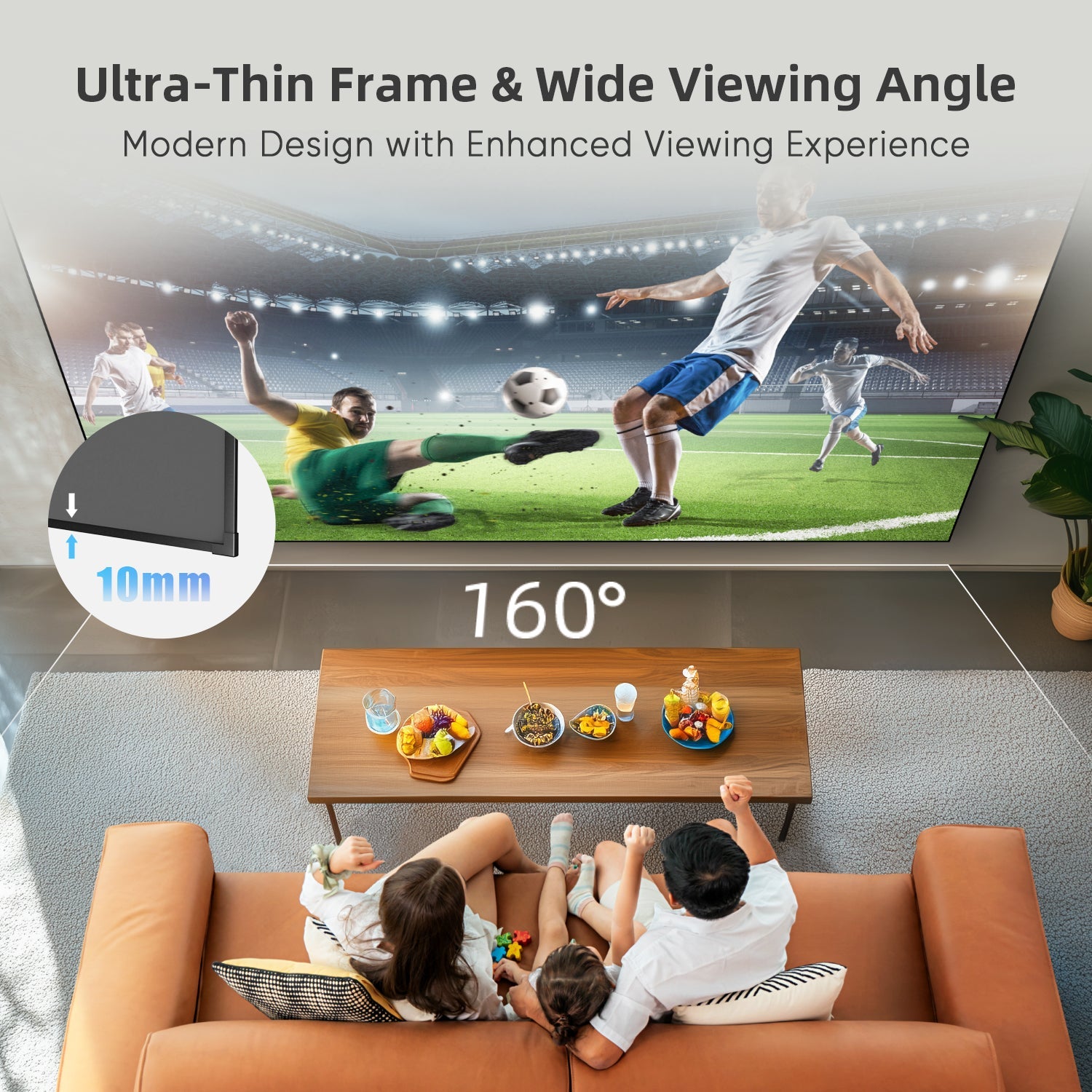 شاشة عرض NothingProjector PET Crystal Classic UST ALR مقاس 100-150 بوصة