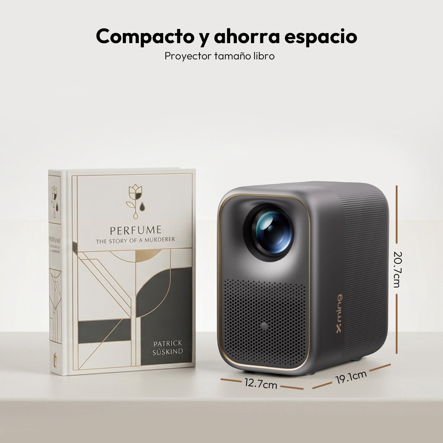 Formovie Xming Page Two 500 ISO lumenów 1080P Full HD Google TV LED projektor Certyfikowany Netflix