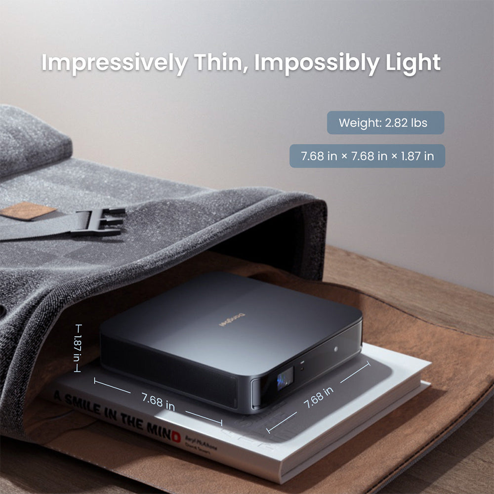Dangbei Atom First Google TV™ Laser Projector + Gimbal Desktop Stand 1200 ISO lumens 1080P ALPD® Dolby Audio