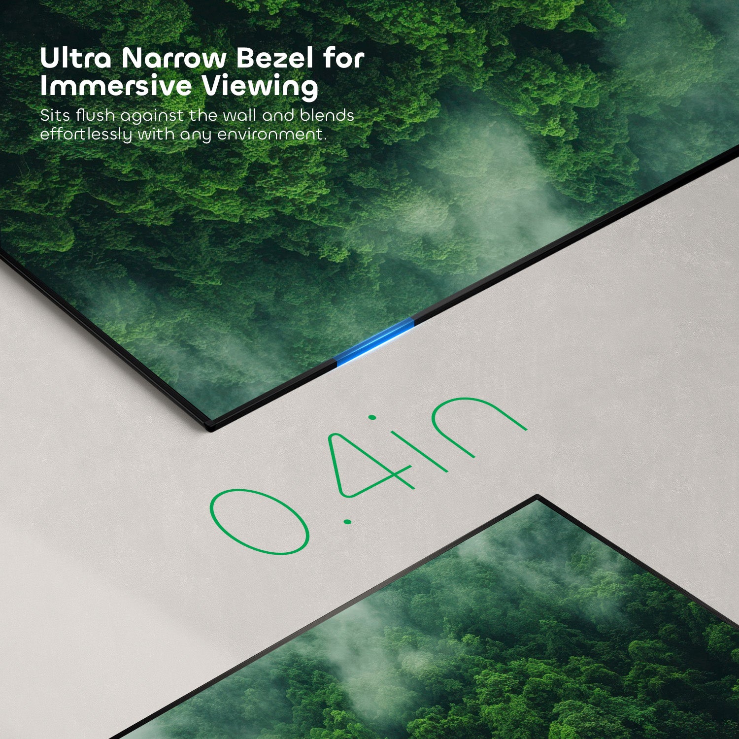 132 Inch NothingProjector Seamless Lenticular 4K UST ALR Projector Screen