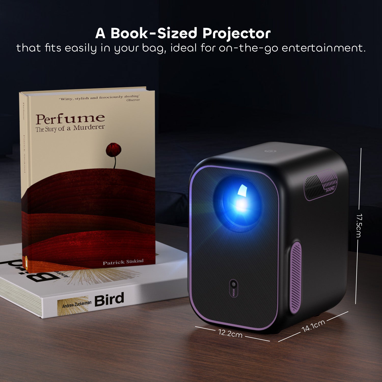 NothingProjector One Smart 1080P Full HD with WiFi Bluetooth Portable Projector with Google TV and Netflix