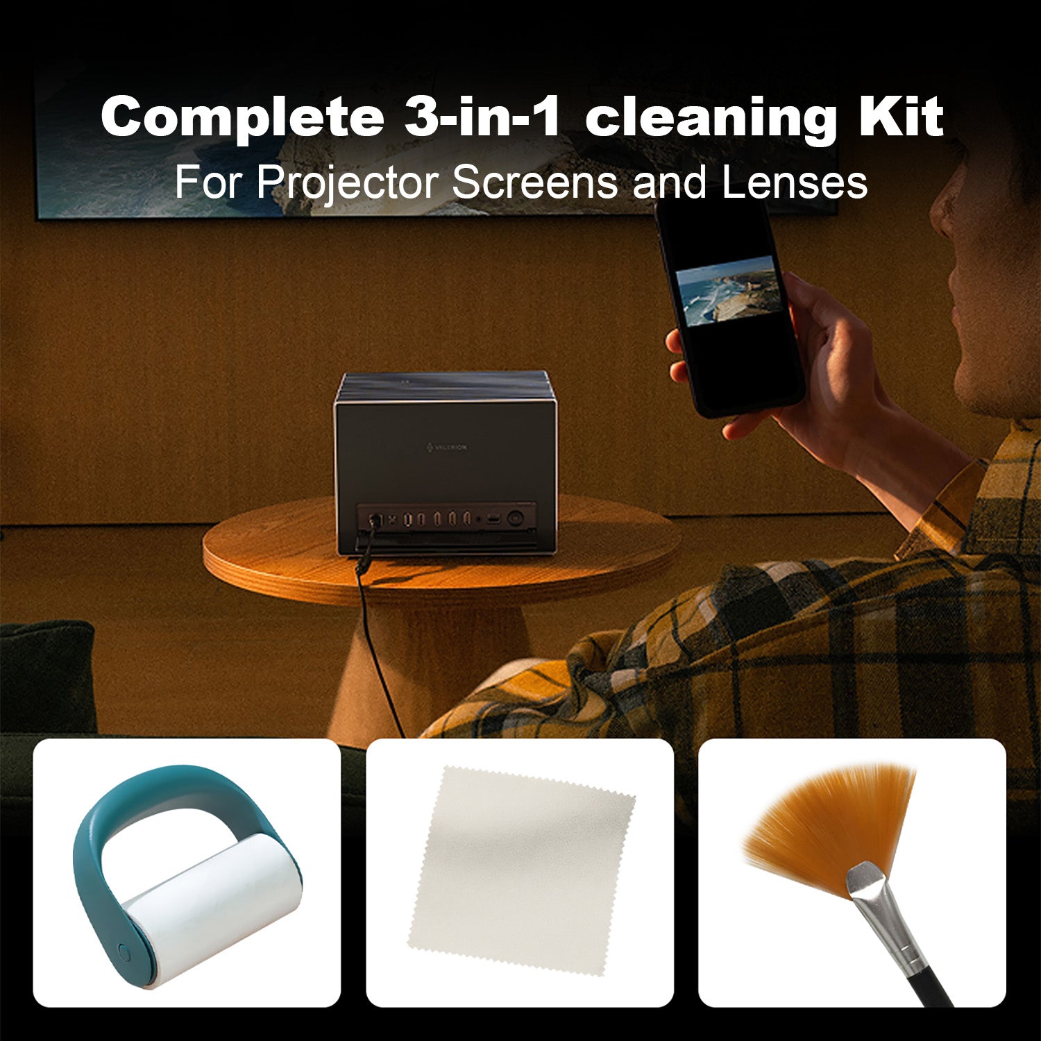 NothingProjector 3-in-1 Cleaning Kit for UST ALR Projector Screen and Lenses