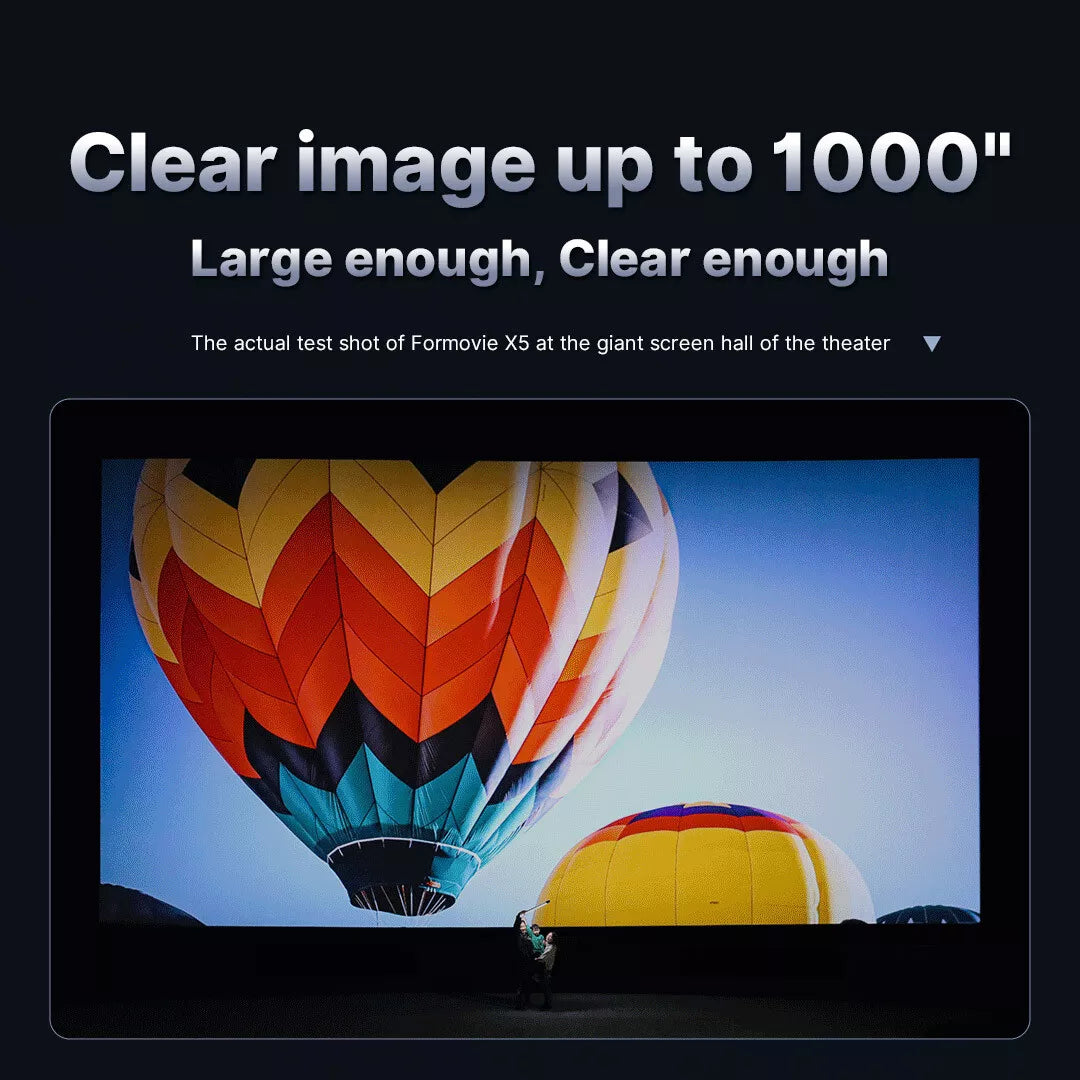 (AU FS) Formovie X5 Portable Projector Laser 4K ALPD Technology
