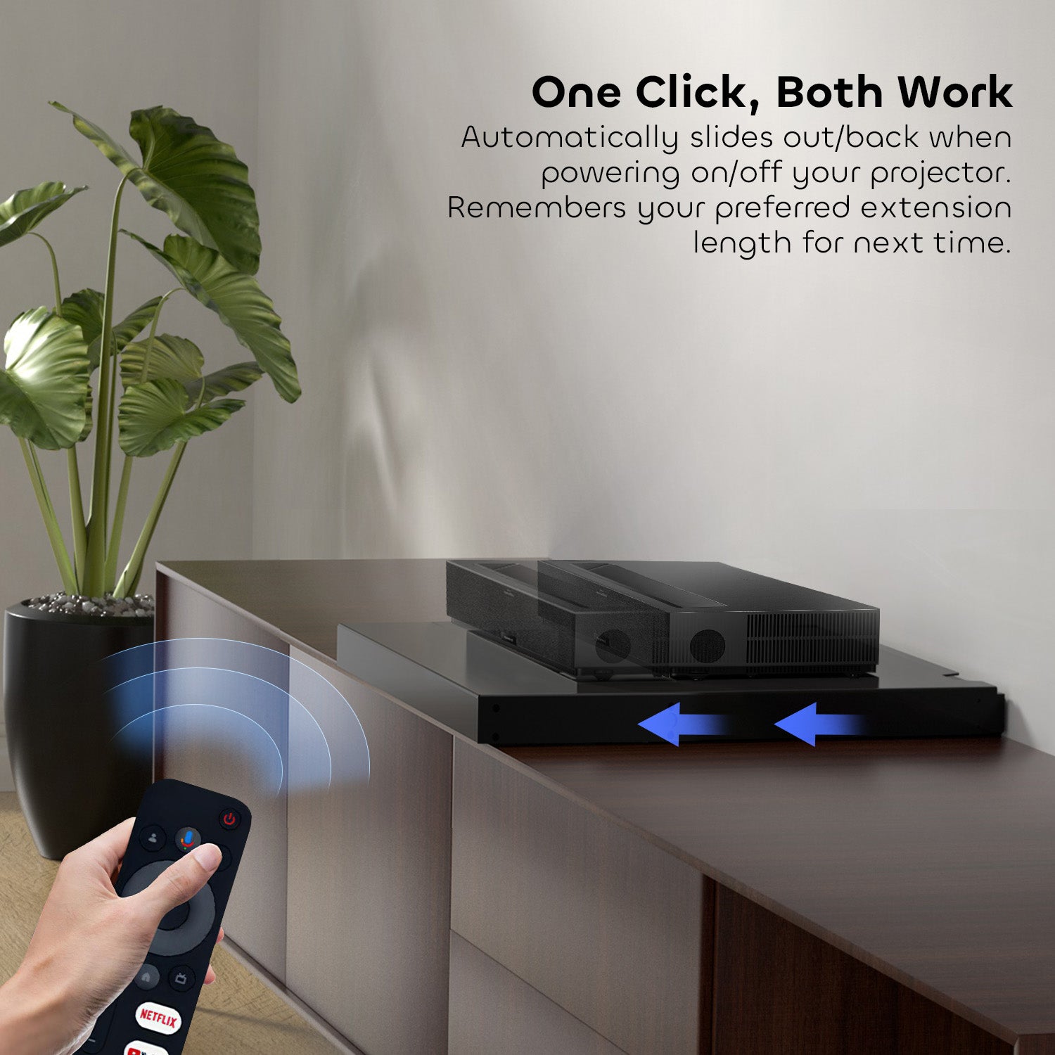 Intelligent Sliding Tray For UST Projector