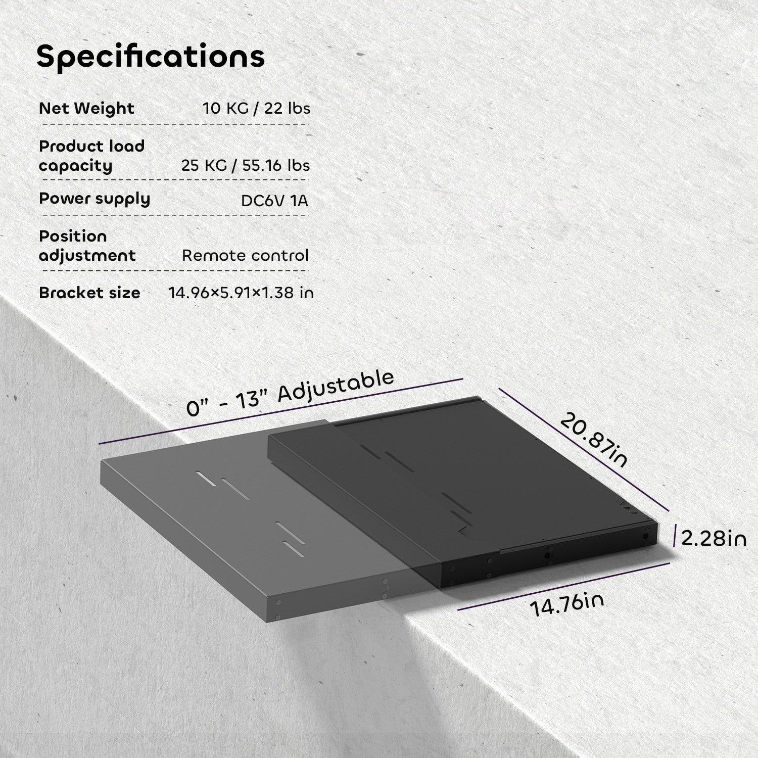 Intelligent Sliding Tray For UST Projector