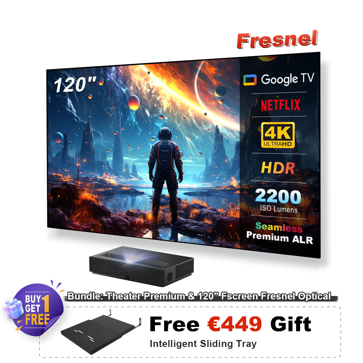 Formovie Theater Premium UST 4K Triple Color Laser TV