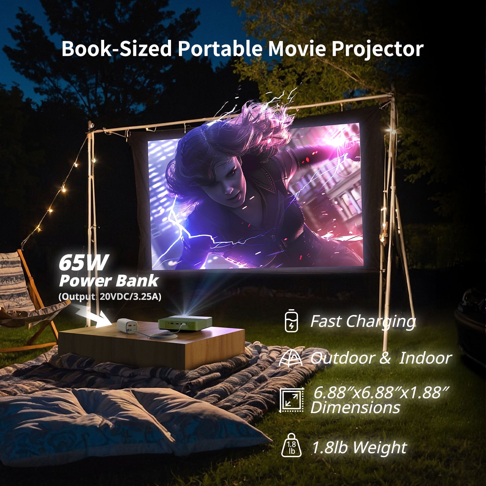 Formovie S5 ALPD Laser Projector 1080P with Licensed Netflix