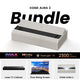 (Bundle) XGIMI AURA 2 4K UST Laser Projector + Black Series Motorized ALR Screen + Laser TV Cabinet