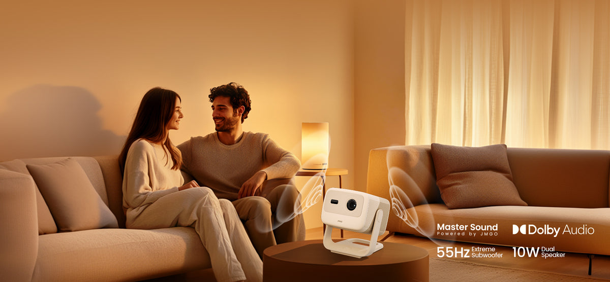 Experience top-tier acoustic performance with a 55Hz extreme subwoofer and dual 10W speaker system.
