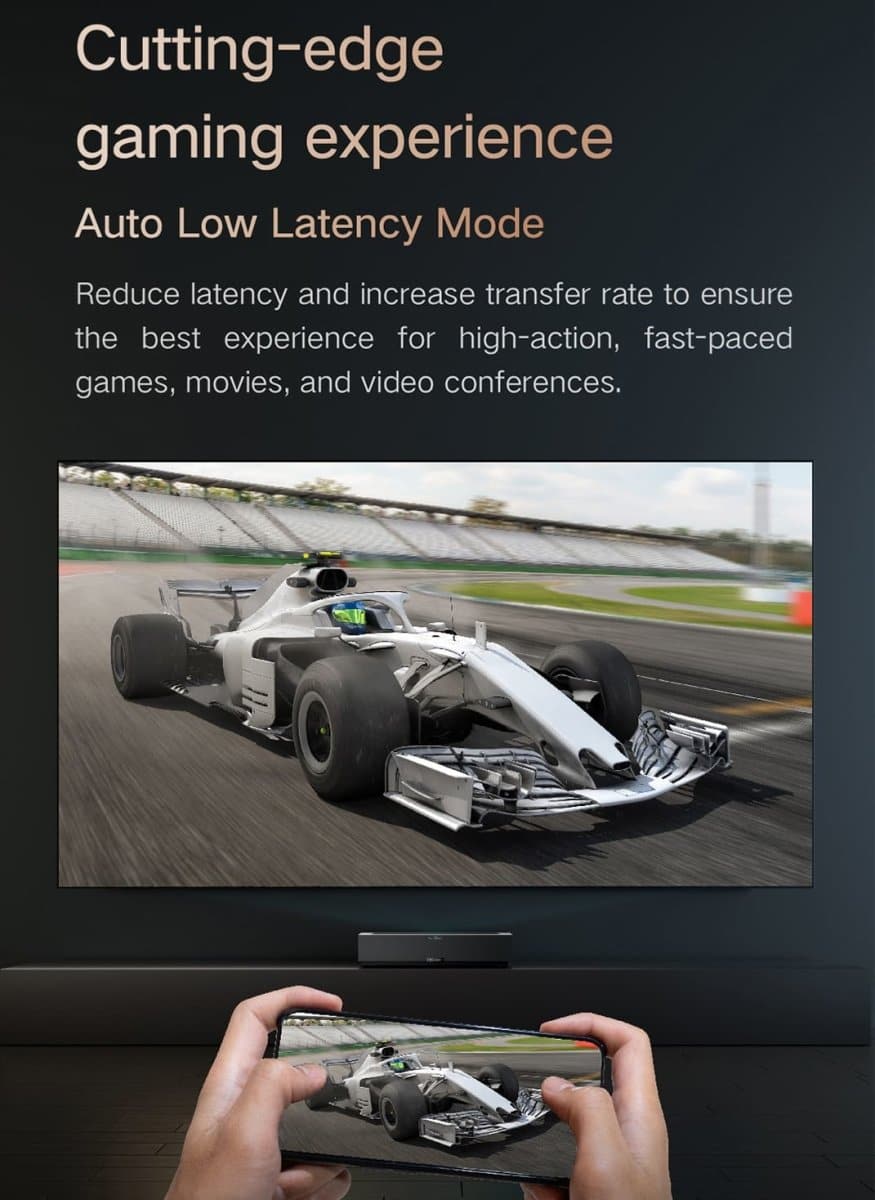 Fengmi Formovie T1 Ultra Short Throw Laser Projector Cinema 4K 2800 ANSI - Nothingprojector