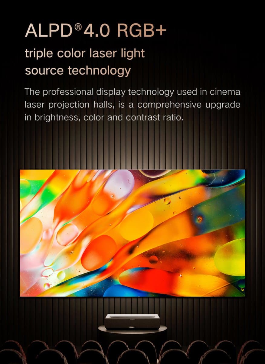 Fengmi Formovie T1 Ultra Short Throw Laser Projector Cinema 4K 2800 ANSI - Nothingprojector