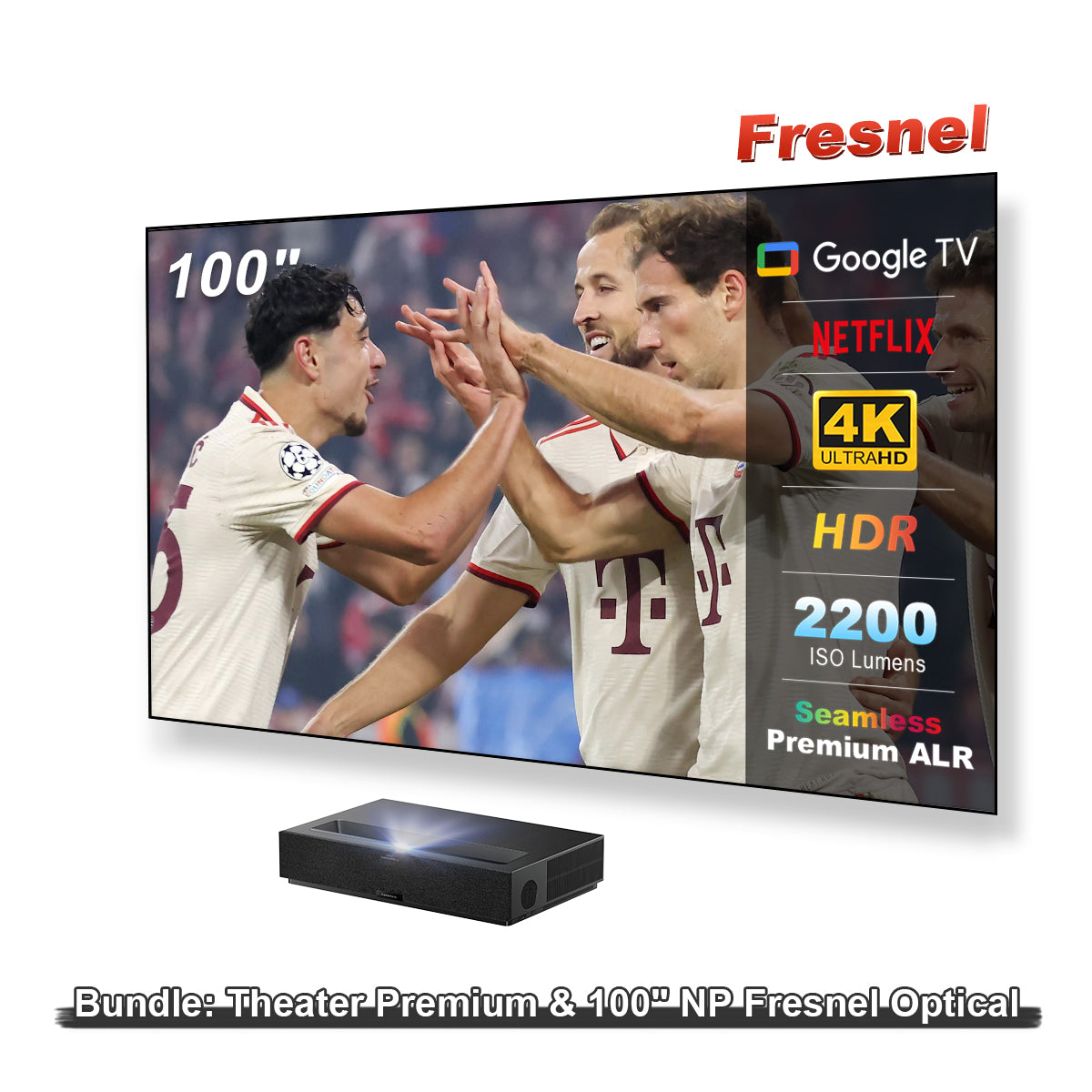 (UK) Formovie Theater Premium UST 4K Triple Color Laser TV Projector