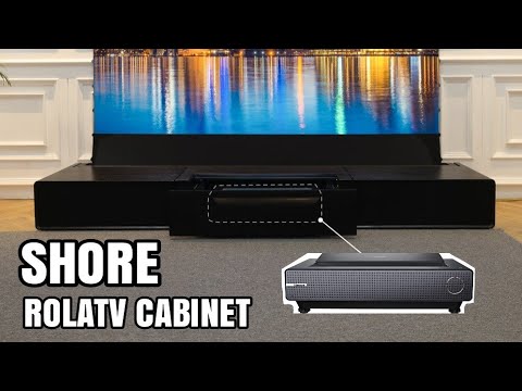 خزانة تلفزيون ليزر قابلة للطي من Shore ROLATV