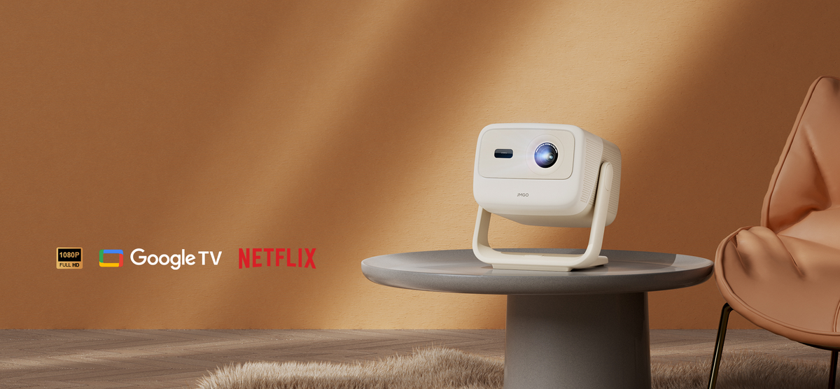 JMGO N1S Nano Long throw LED Google TV Projector 460 ISO Lumens