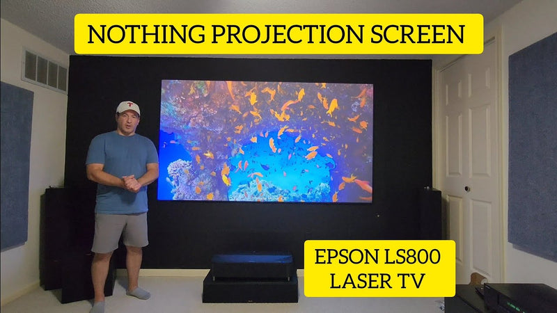 عرض توضيحي/مراجعة لجهاز عرض تلفزيوني ليزري صغير الحجم من طراز EPSON LS800