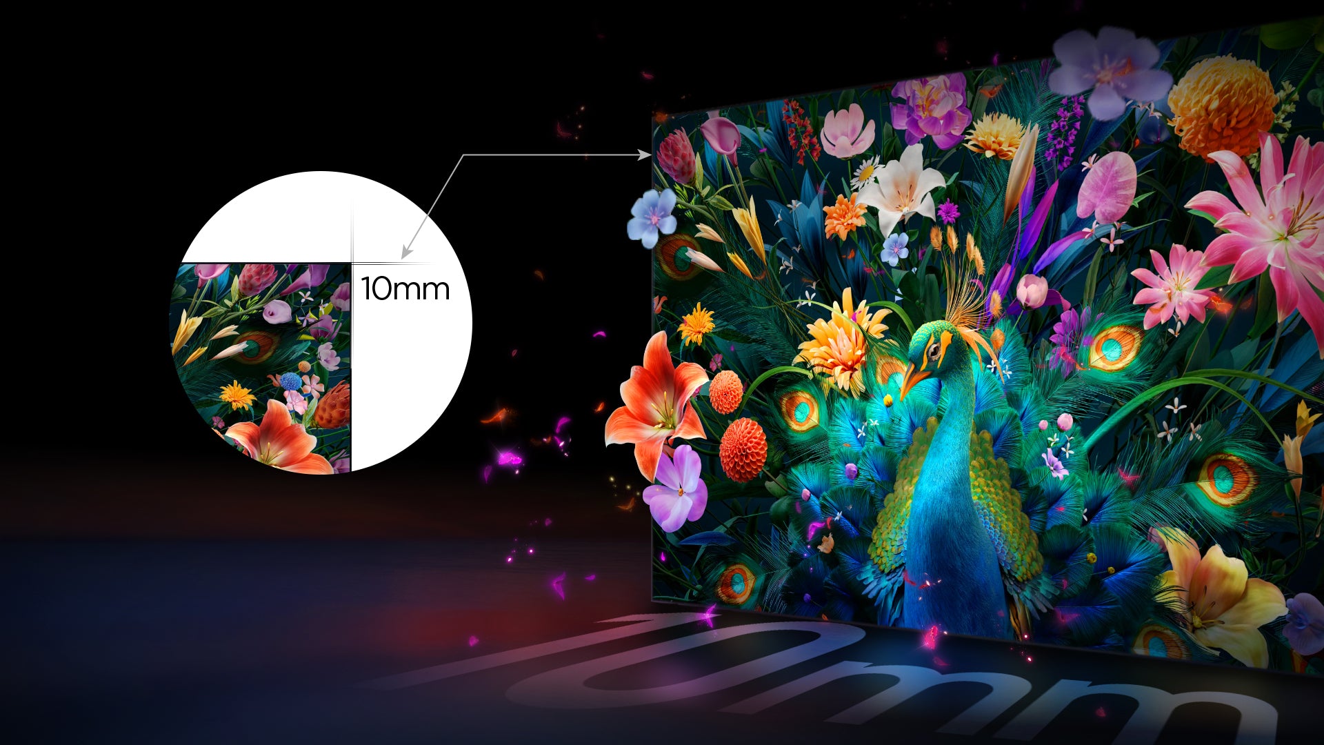 Nothingprojector ALR Long Throw Screen's 1cm ultra-slim bezel merges invisibly with walls, expanding your visual canvas for borderless cinematic immersion in movies and gaming.
