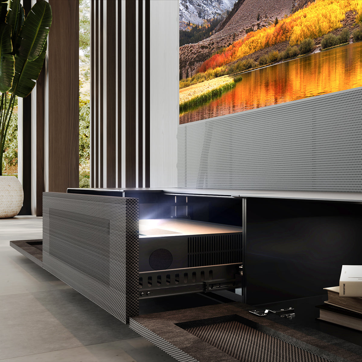 All-in-One Smart laser TV Cabinet
