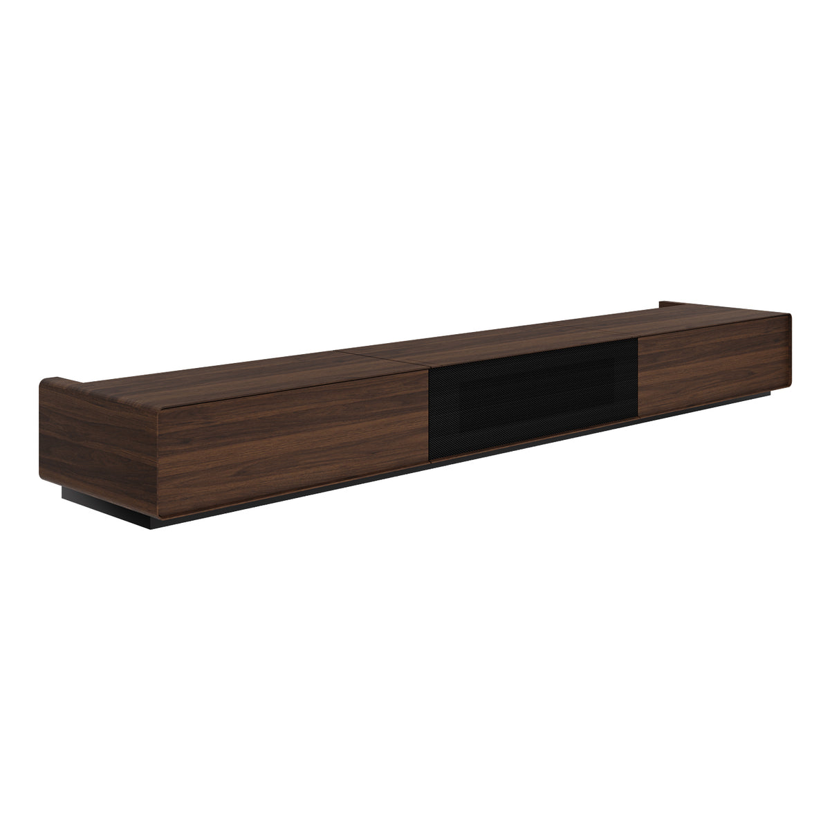 Shore Walnut Matte Motorized UST Laser TV Cabinet (Pre-assembled)