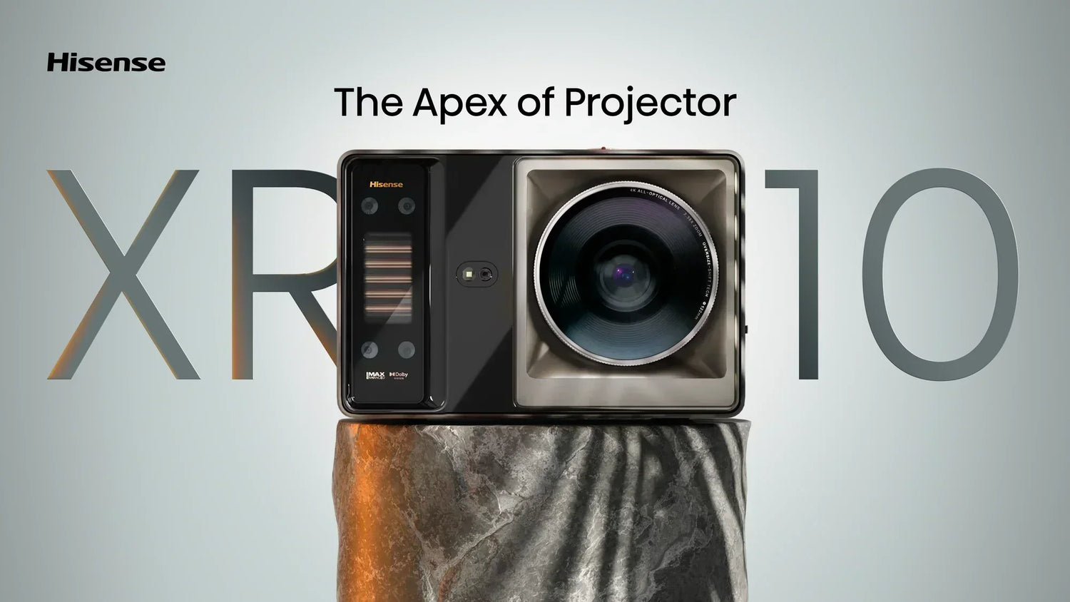 Discover the Hisense XR10, a 6,000-lumen TriChroma laser projector that redefines home cinema.