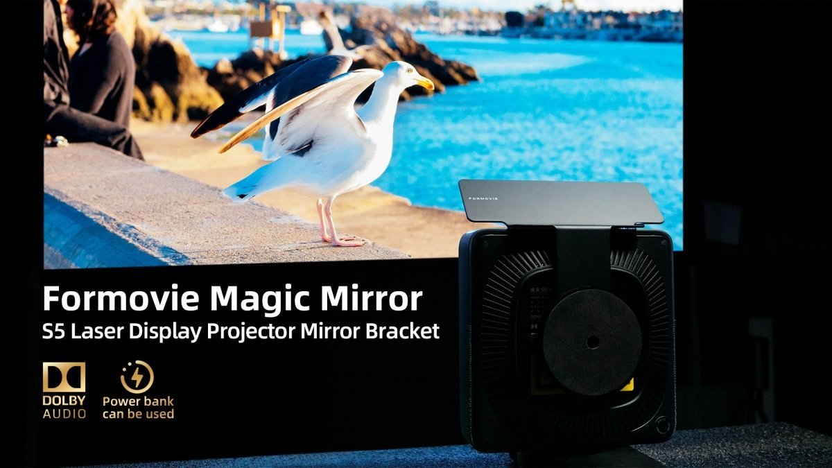 Formovie S5 Laser Projector Mirror Test and PowerBank Charge - Nothingprojector