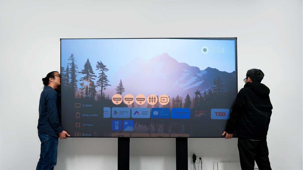 NothingProjector PETクリスタルレンチキュラーCLRスクリーンの取り付け