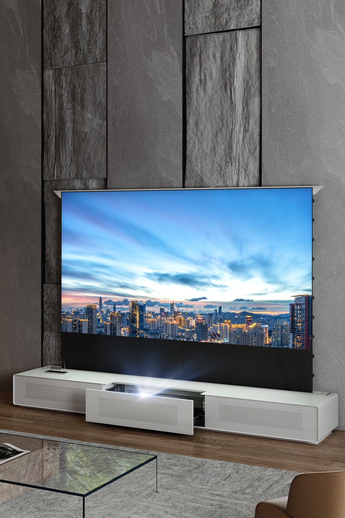 Shore Matte Cabinet for Ultra Short Throw Laser Projector (Pre-assembled)