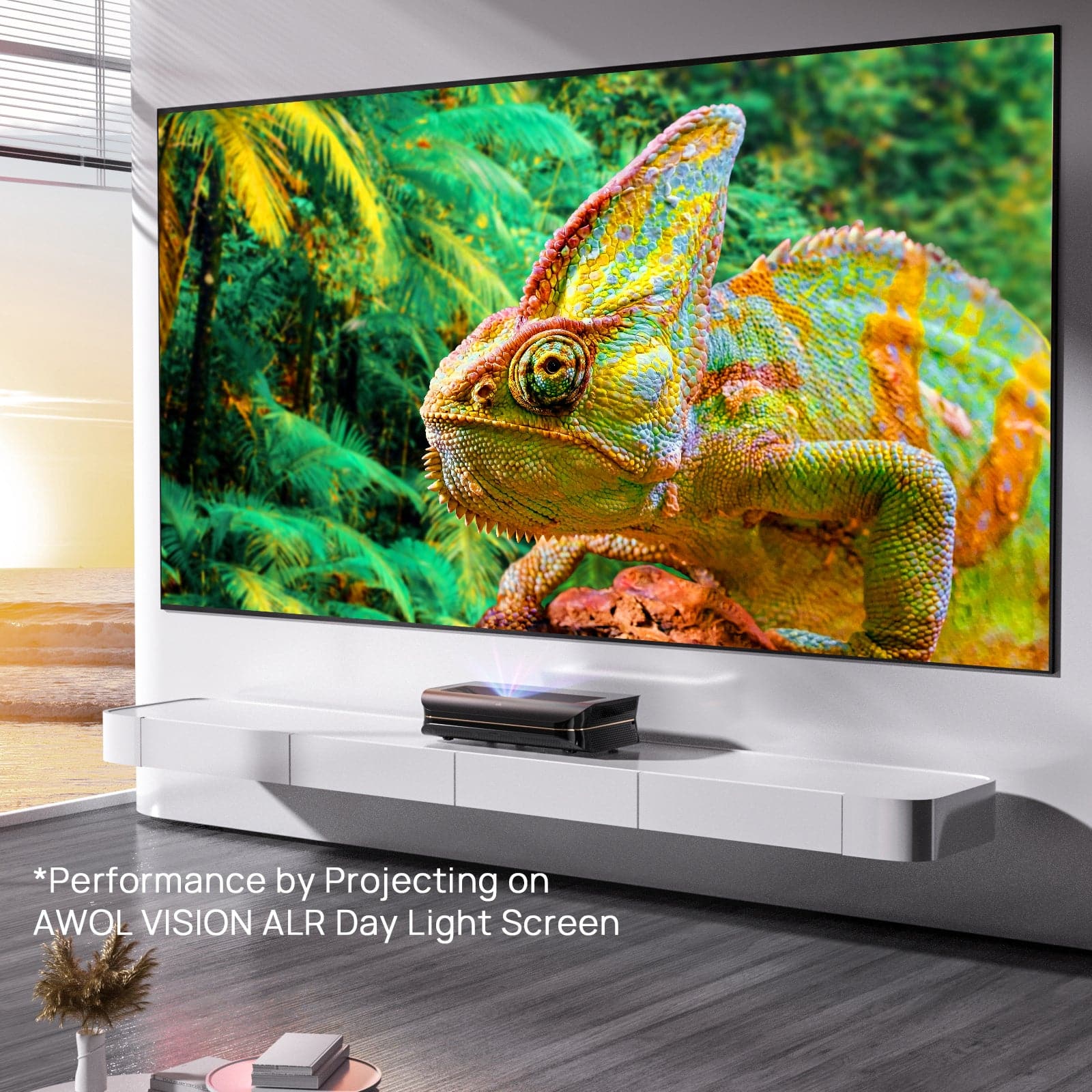 جهاز عرض ليزر AWOL Vision LTV-3500 Pro 4K Ultra Short Throw بقوة 3500 لومن 