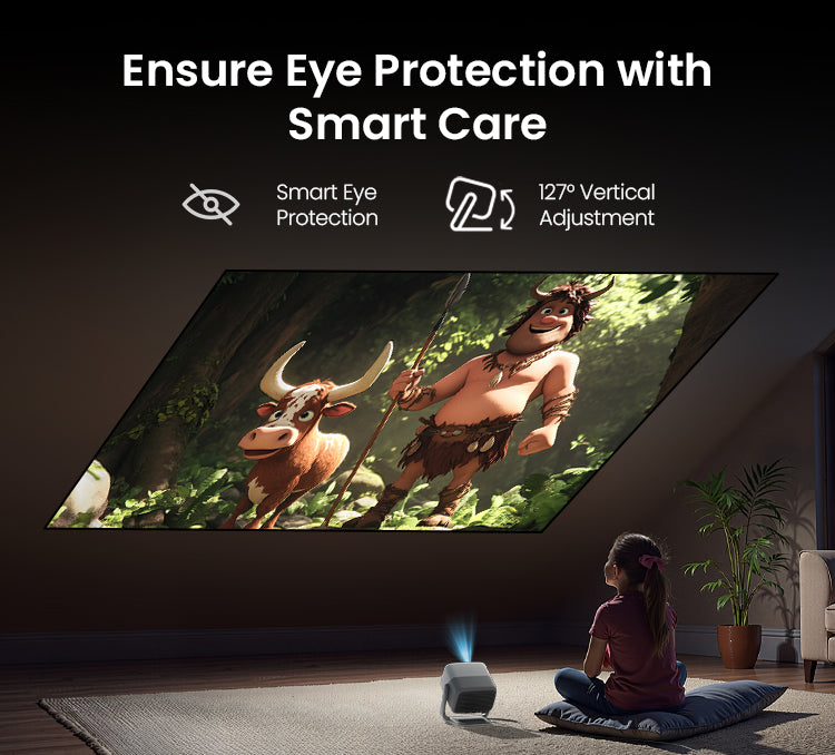 JMGO N1S SE Long throw triple-laser Google TV Projector 850 ISO Lumens