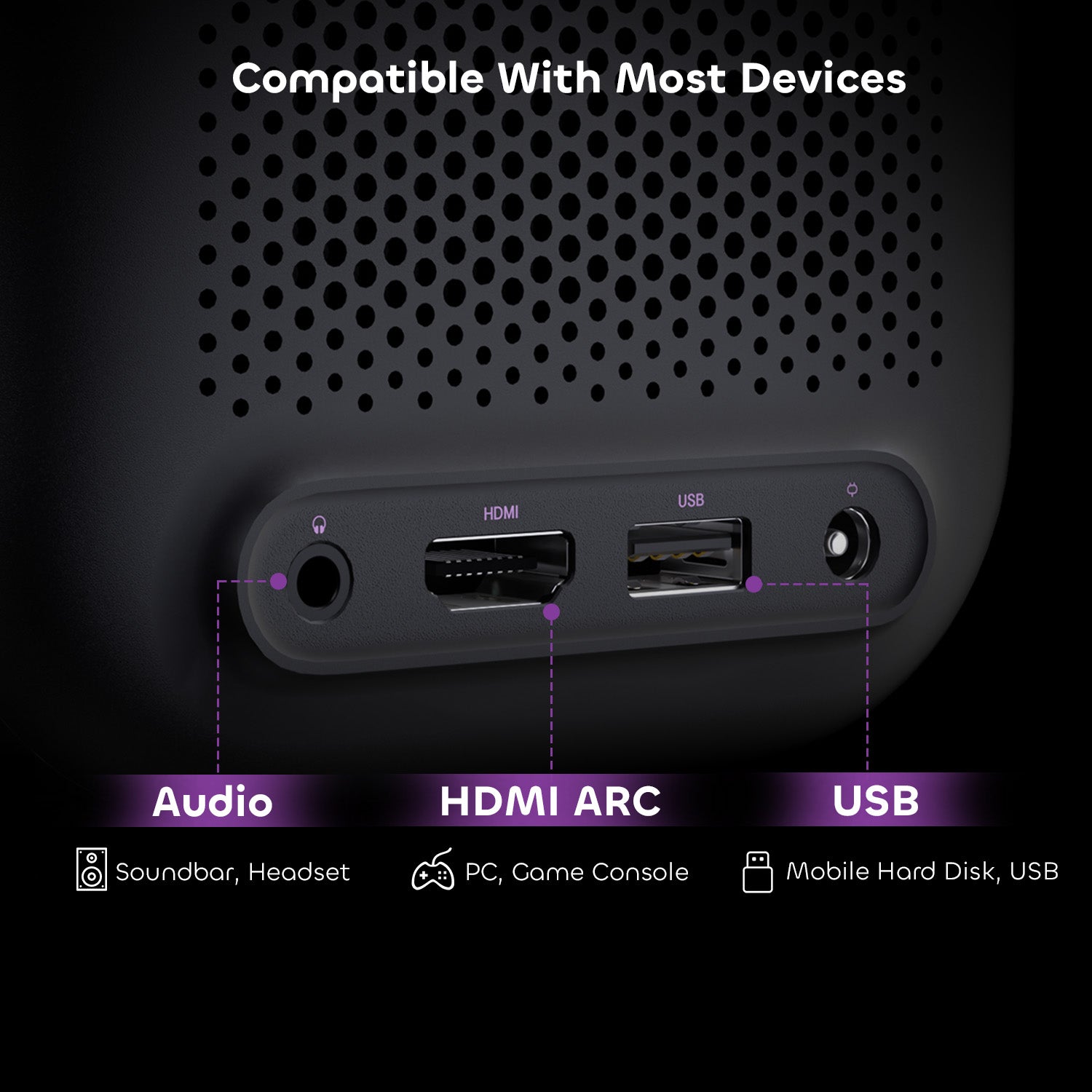 NothingProjector One Smart 1080P Full HD with WiFi Bluetooth Portable Projector with Google TV and Netflix