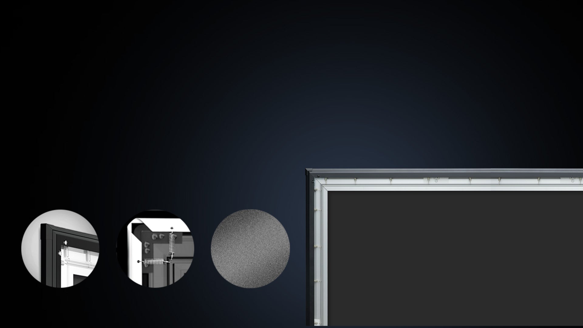 NothingProjector PET Crystal UST ALR Screen, Flat Durable Aluminum Frame, Easy Setup