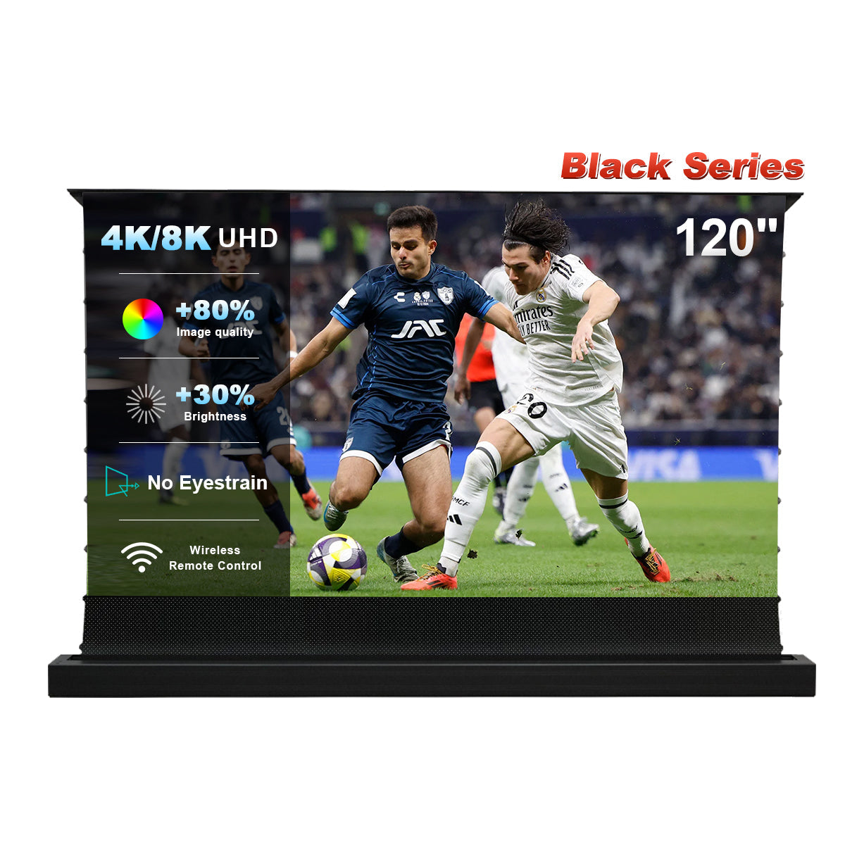 شاشة عرض NothingProjector بمحرك ALR بارتفاع أرضي مقاس 120 بوصة
