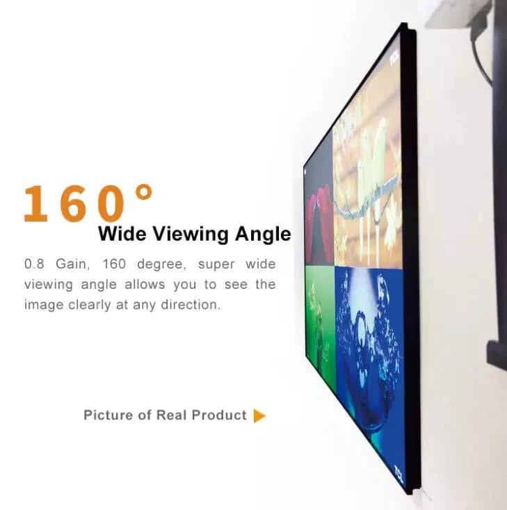 150 inch Nothingprojector Black Series Pet Crystal Lenticular Screen