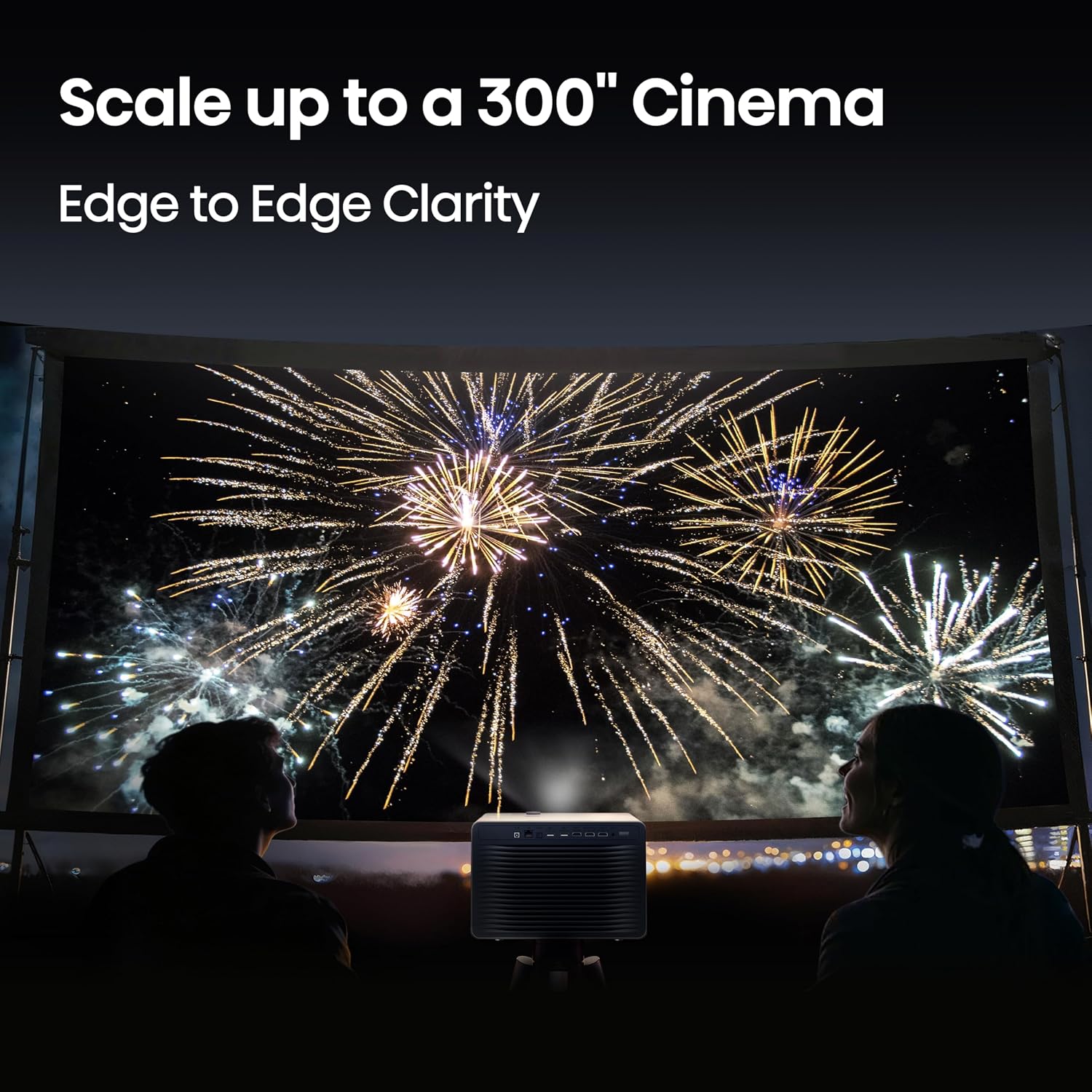 Hisense XR10 4K Triple Laser Smart Projector with Iris & Lens Shift, 6000 ANSI Lumens, 65” - 300” Dolby Vision IMAX Enhanced Vidaa OS Tuned by Devialet