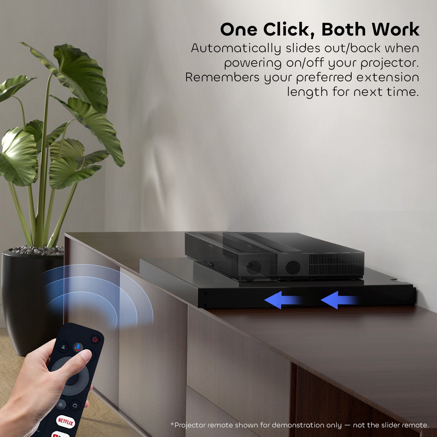 Intelligent Sliding Tray For UST Projector