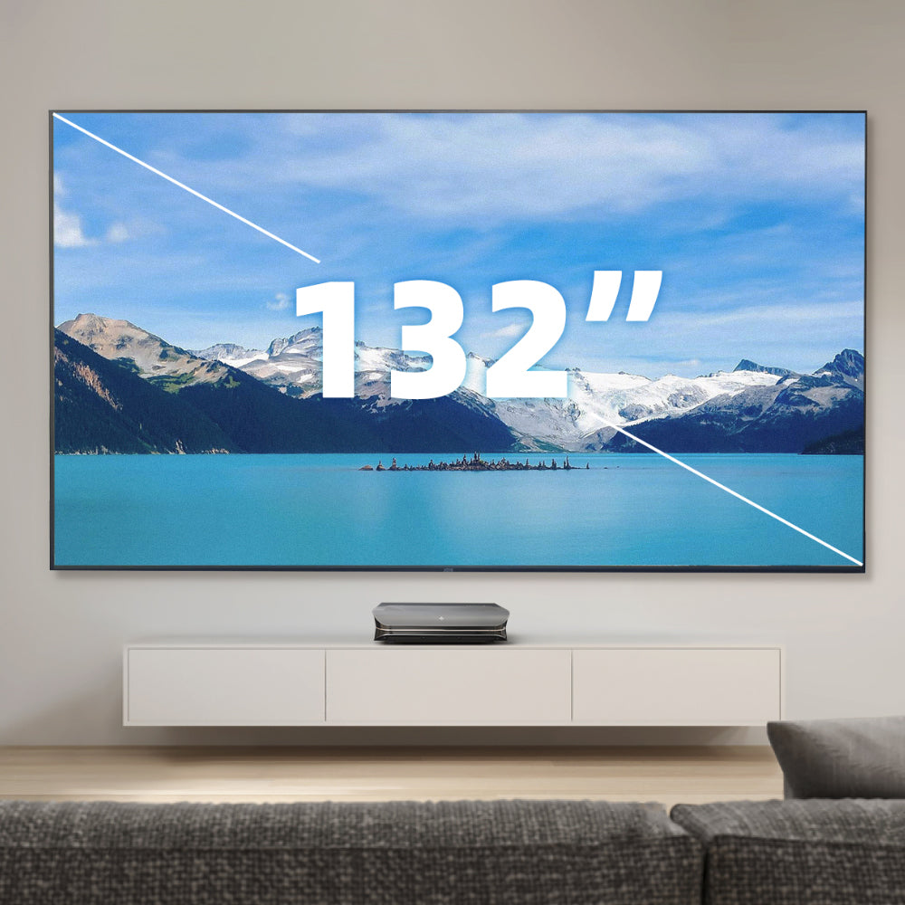 شاشة عرض NothingProjector مقاس 132 بوصة بدون درزات عدسية 4K UST ALR