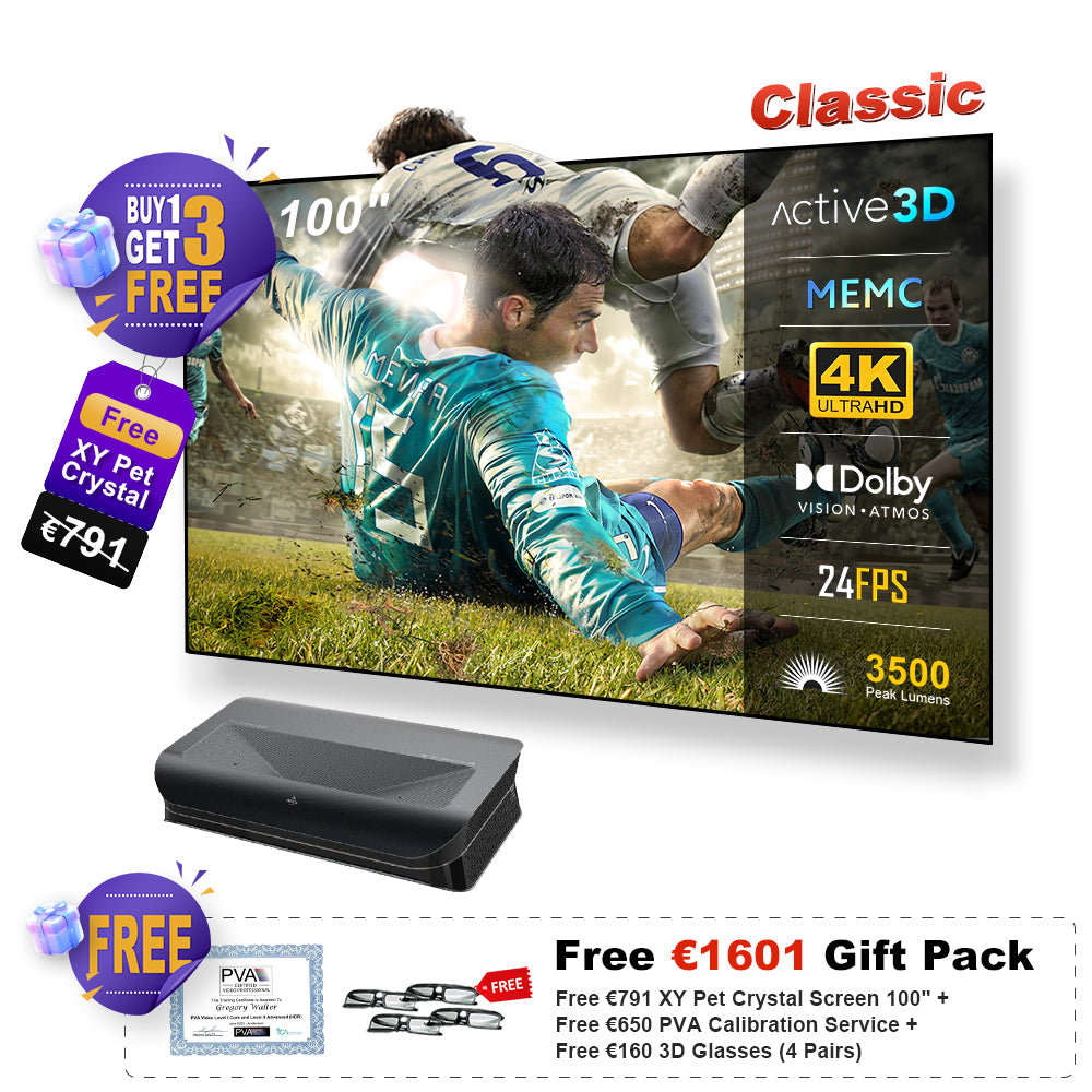 جهاز عرض ليزر AWOL Vision LTV-3500 Pro 4K Ultra Short Throw بقوة 3500 لومن 